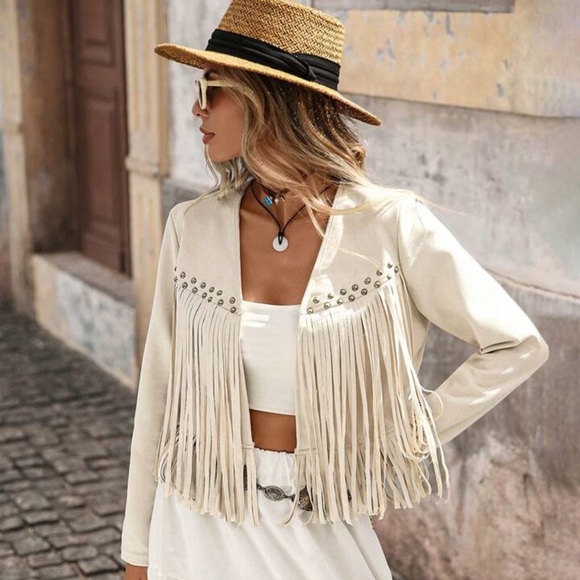 SHEIN Jackets & Blazers - Fringe Jacket